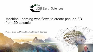 OpendTect Demo: Machine Learning workflows to create pseudo 3D from 2D seismic