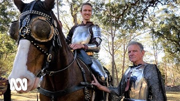 Learning to joust with the world’s oldest medieval knight ⚔🐎 | ABC Australia