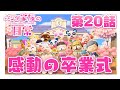【あつ森アニメ】パンダ家族の日常＃20「感動の卒業式」