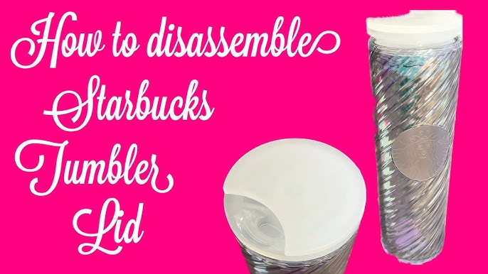 How To Use The New Starbucks Lids  Pop and slide. Pop and clip. ✨ Just pop  and slide for the hot cup lid and pop and clip for the strawless lid!