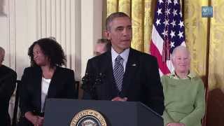 President Obama Honors Ethel Kennedy, Discusses Her Ice Bucket Challenge for ALS