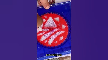 Spirograph art new design | art of Spirograph | Spirograph art #art #asmrdrawing #spirograph #shorts