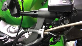 The Simple and easy way to oil your motorcycle Clutch cable.