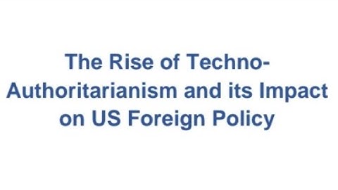 TECHNO AUTHIRITARIAN / TECHNOCRATIC STATE CAPTURE😱😱😱😱😱😱