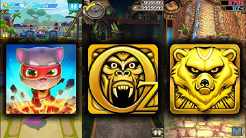 Talking Tom Hero Dash Vs Temple Run Oz Vs Spirit Run - Endless Run Game Play Android iOS #251121