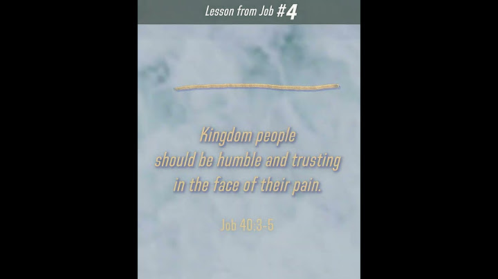5 Lessons from the Book of Job - Tony Evans