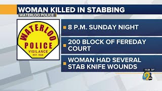 Waterloo police investigate after woman fatally stabbed