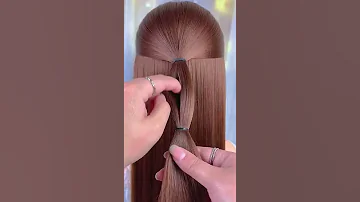 تسريحة شعر بسيطة سهلة و سريعة تسريحات 