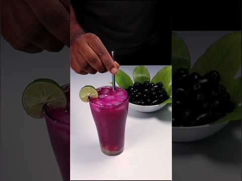 Summer Recipe Black Jamun Mojito (Mocktail) ASMR #shorts #asmrcooking #viral