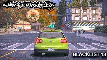 Need For Speed Most Wanted 2005 - Black List 13 Gameplay