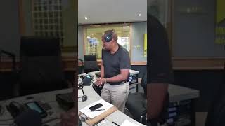 Dj Brian at studio sing like joe shirimani at stage