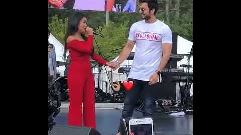 Neha Kakkar with himansh Kohli live concert Atlanta