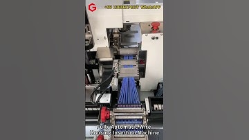 Fully Automatic Wire Housing Insertion Machine #wireharnessmachine#PlasticHousingInsertion#Terminal