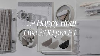 LIVE with Cloth & Paper | Easy Gift Ideas for Planners | Happy Hour Live 11.09.23