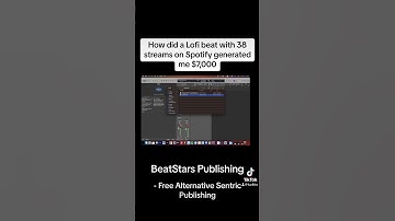 How did a beat with 38 streams on Spotify generated me $7,000 - (Full Video on My Channel)