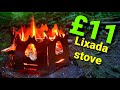 Lixada hexagon wood burning camping fire stove only £11 Cheap Chinese lixada firebox camping stove