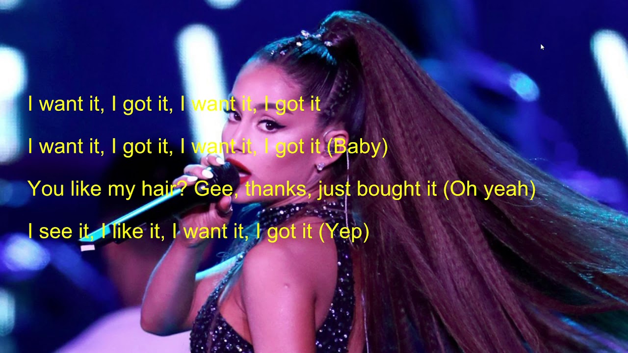 Ariana Grande - 7 Rings - (Clean - Lyrics) - YouTube