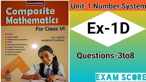 composite mathematics class-6 || knowing our numbers|| Ex-1D|| by EXAM SCORE