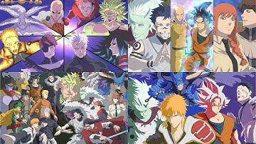 Gojo & Goku & Naruto & Saitama & ichigo vs Aizen & Sukuna & Madara & Broly & Makima (Full ss1-ss2)