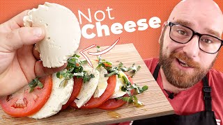 Incredibly REAL Vegan Mozzarella from Pea Milk  ONLY 4 INGREDIENTS