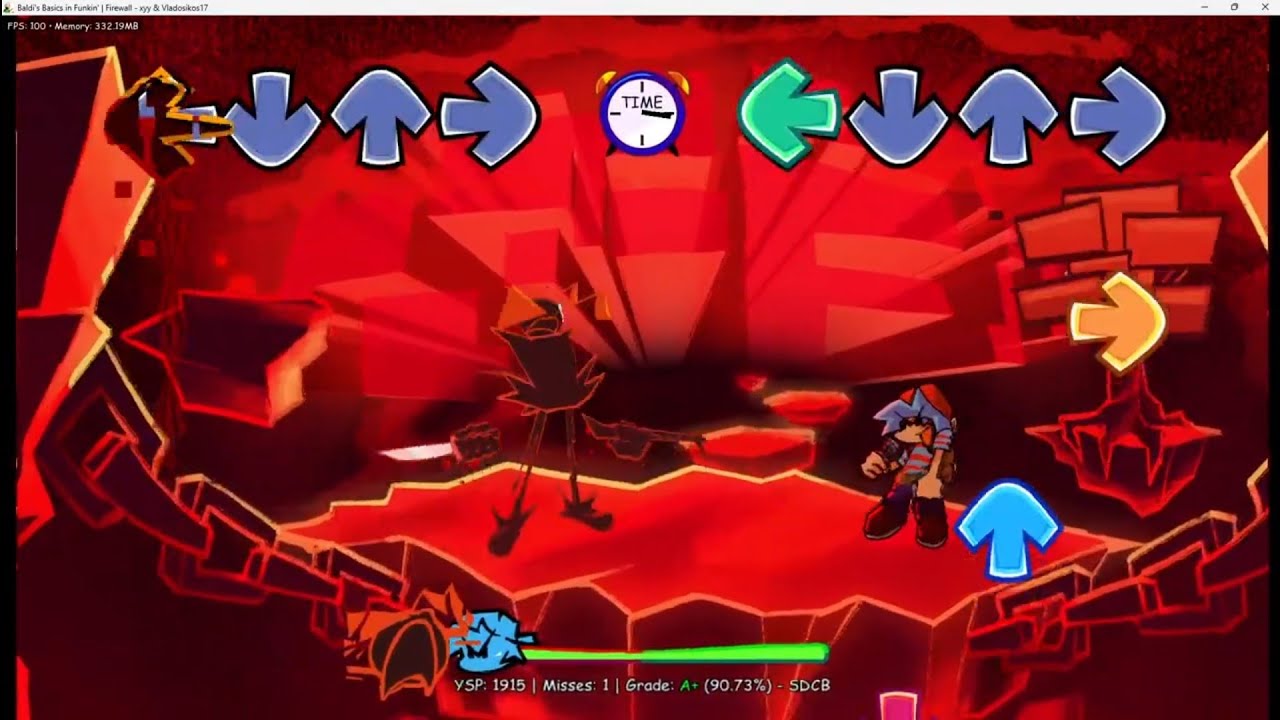 Baldi's Basics In Funkin V2 Demo Firewall Song