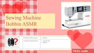 Sewing Machine Bobbin ASMR - Taps and Scratches