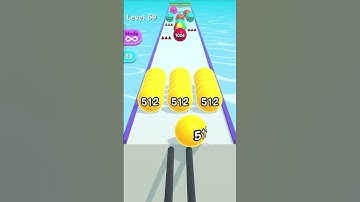 Ball Run 2048 Merge Number Gameplay Walkthrough #1 android, ios #shorts #viral