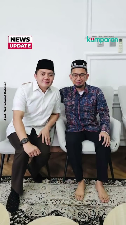 Menimba Ilmu Sampai Tukar Peci, Momen Seskan Teddy Bertemu Ustaz Adi Hidayat