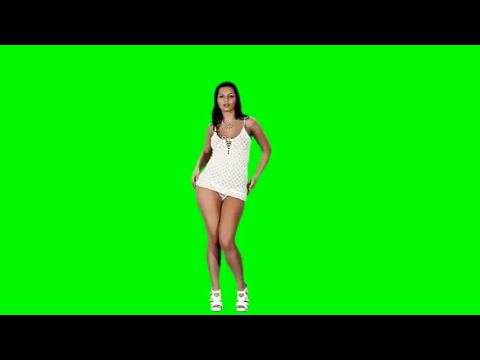 Sexy girl dancing / Cherry Kiss - Green screen ARCHIVE