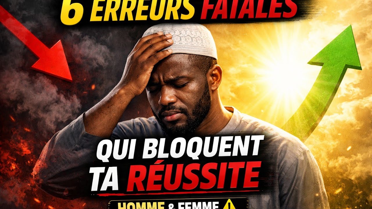 6 ERREURS QUI BLOQUENT TA RÉUSSITE – Homme & Femme   Rappel Puissant
