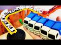 トミカ☆トミカシステムを走ってトミカが箱に入っていく♪ 坂道走行試験! Tomica run Tomica course & enter the BOX!