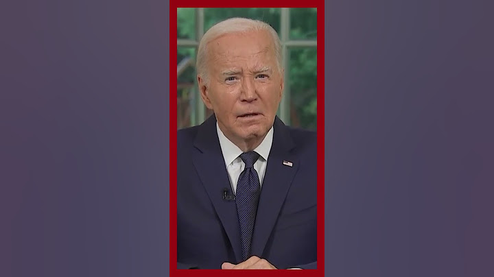 Biden: 'It's time to cool it down'