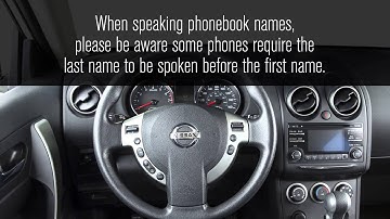2015 Nissan Rogue Select - Bluetooth® Hands-free Phone System Operating Tips (if so equipped)