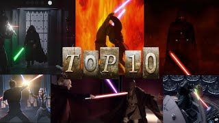 Топ 10 самых эпичных сражений на световых мечах в Звёздных Войнах