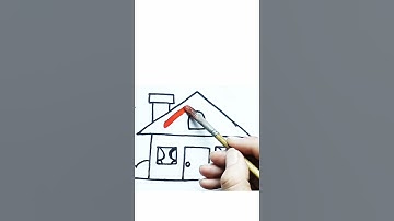 Drawing a house easily