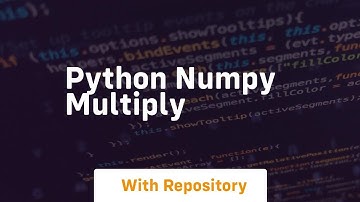python numpy multiply