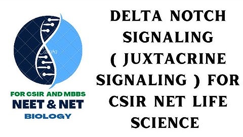 Delta- Notch Signaling For CSIR NET Life Science