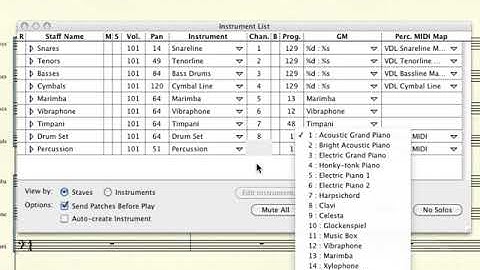 Finale Lesson 5: Instrument List (Virtual Drumline Demystified with Bryan Harmsen)
