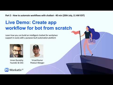 Demo: How to integrate apps with chatbot and use app workflows for bot