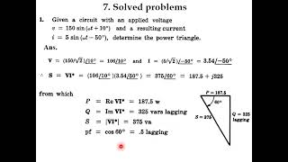 Lecture 8 Complex power