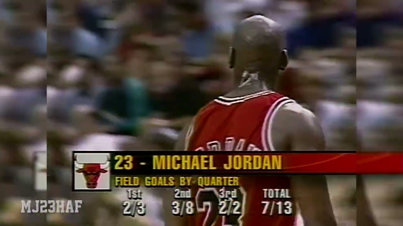 Michael Jordan Out-Performed Penny Hardaway (1997.04.06) - YouTube
