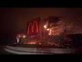 A McDonald's in Altadena Was Engulfed in Flames Yesterday During The Eaton California Fire.