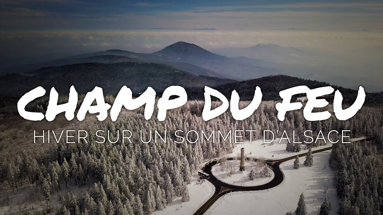 Le Champ du Feu en hiver - Alsace [Drone DJI Mavic]
