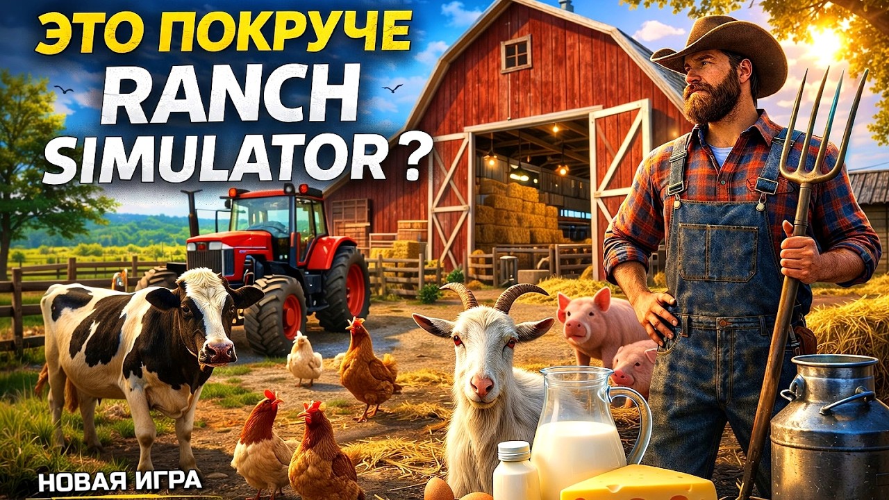 ВОТ В ЭТО ДА С ДРУЗЬЯМИ Я БЫ СЫГРАЛ ))) НОВАЯ ИГРА ПРО СЕЛЬСКИЕ БУДНИ SMART FARM 👍