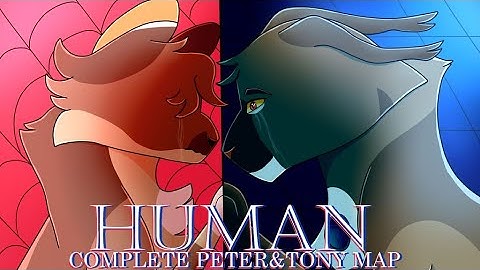 HUMAN // complete Tony and Peter Catified Marvel MAP // uwu