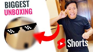 देखो Samsung ने क्या भेजा ?? 😮😮* Biggest Unboxing * #Shorts #Manojsaru #Neoqled8K Ft.neo Qled Tv