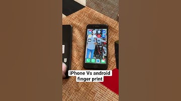 iPhone Vs android finger print #shorts