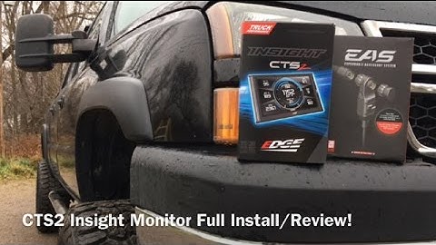 Duramax CTS2 Monitor/EGT Probe Install