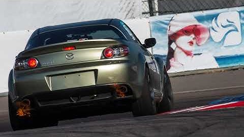 RX8 with 5.3 Final drive and Cusco RS LSD Testing at Track, Gain ave 4km at  straight