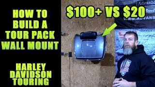 How To Make A Tour Pack Storage Wall Mount Cheap